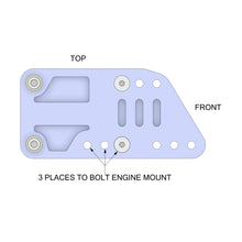 Cargar imagen en el visor de la galería, Speedtech Performance 67-69 Camaro Firebird Universal LS Motor Mount Adapter Plates