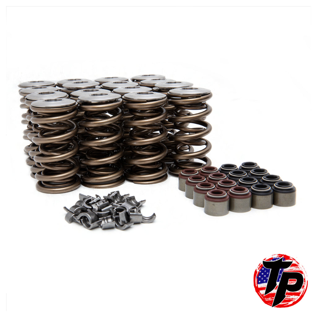 Tick Performance GM LS Solid Roller PAC 1237X .700" Lift Valve Springs Kit Titanium Retainers