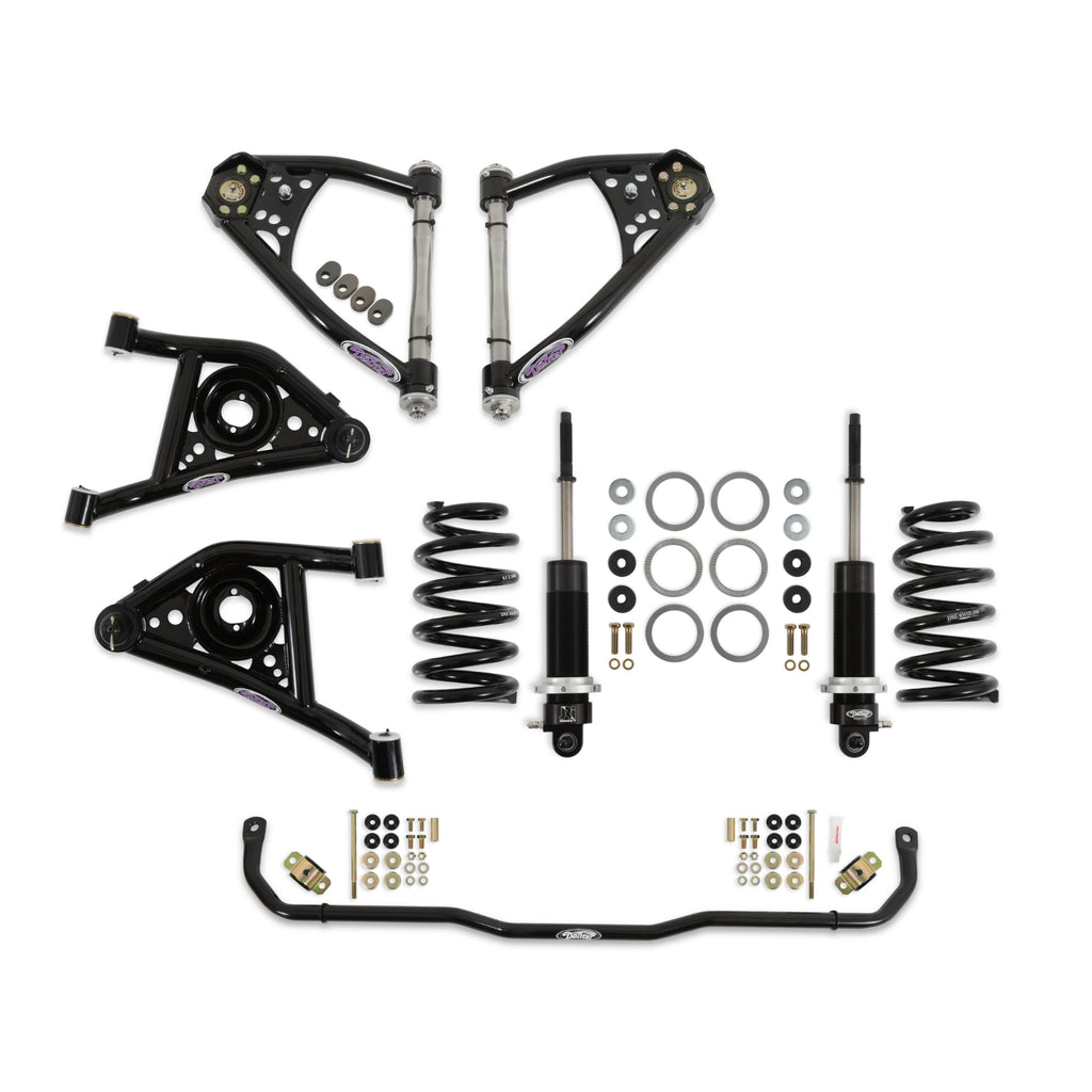 Detroit Speed 67-69 Camaro Firebird Front Speed Kit 2 Double Adjustable Remote Shocks SBC/LS