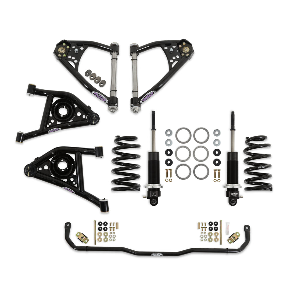 Detroit Speed 67-69 Camaro Firebird Front Speed Kit 2 Double Adjustable Shocks SBC/LS