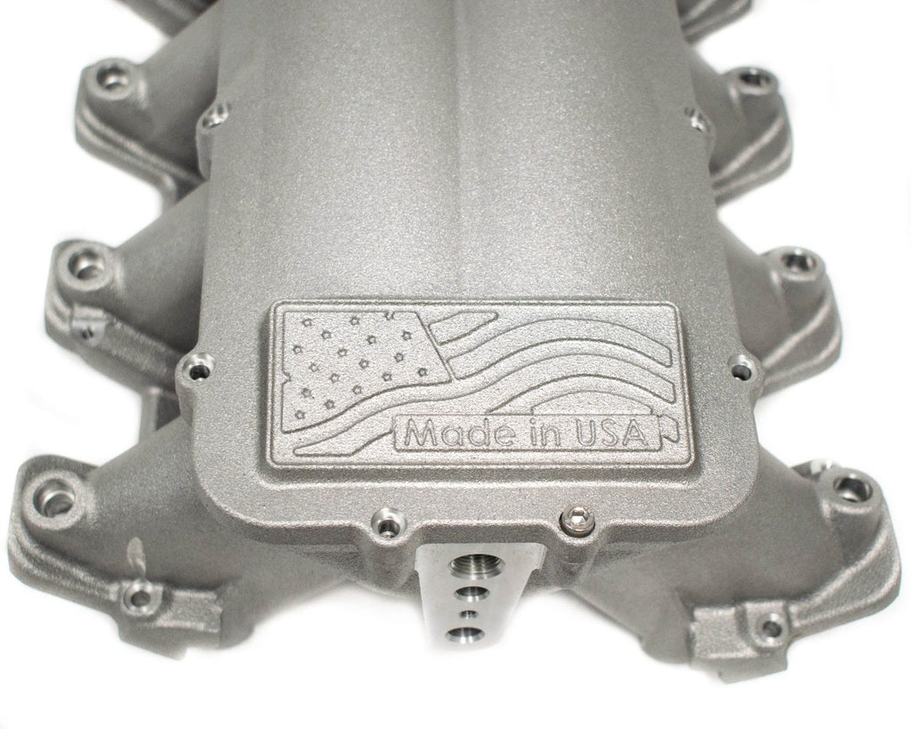 Brain Tooley Racing GM LS Equalizer 1 Cathedral Port Intake Manifold Natural Finish