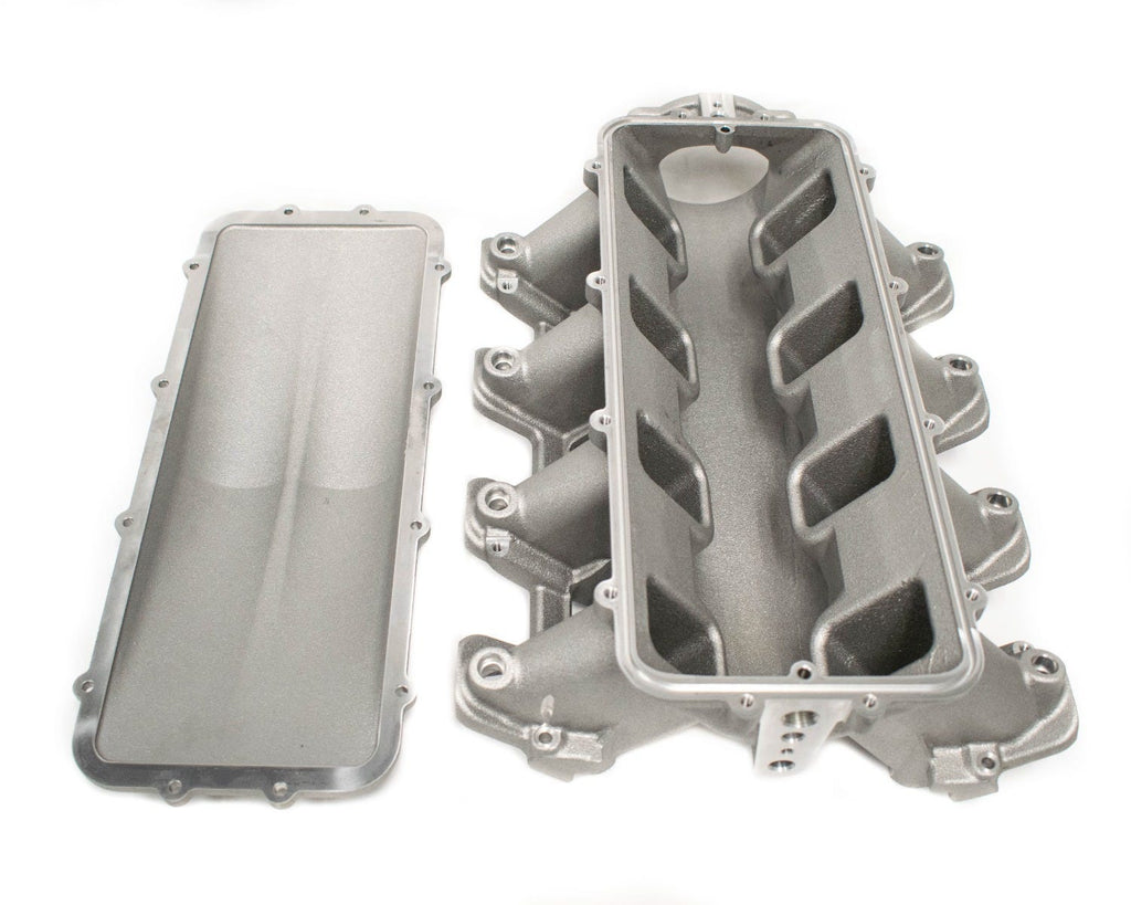 Brain Tooley Racing GM LS Equalizer 1 Cathedral Port Intake Manifold Natural Finish