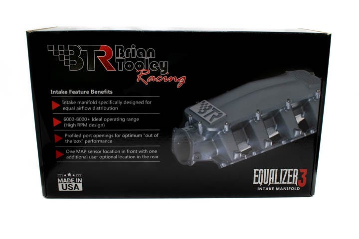 Brain Tooley Racing GM LS3 Equalizer 3 Square Port Intake Manifold Black Finish