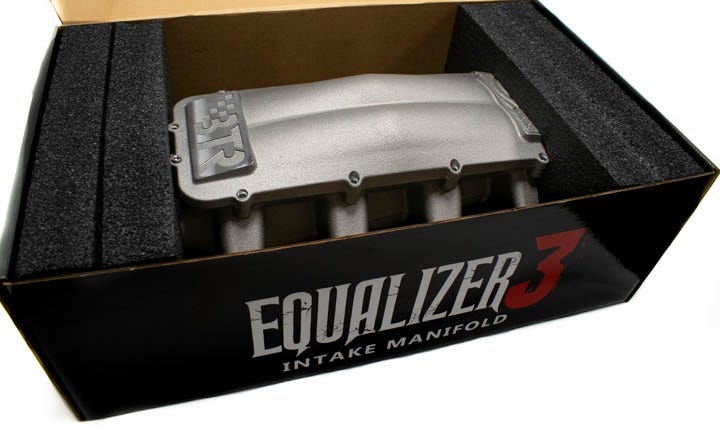 Brain Tooley Racing GM LS3 Equalizer 3 Square Port Intake Manifold Black Finish