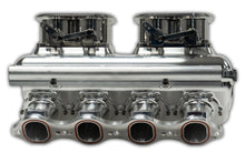 Cargar imagen en el visor de la galería, LME Racing Canted Head Billet Intake Manifold Dual 4500 or 8500 Flange 1000+ HP NA