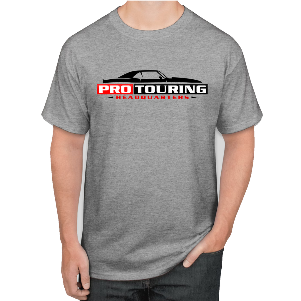 Pro Touring HQ Logo 1st Gen Camaro Silhouette Gildan T Shirt