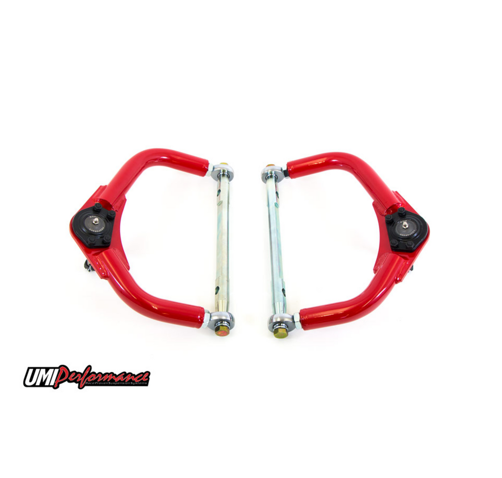 UMI Performance 70-81 Camaro Firebird Upper A-Arms Tall Ball Joints