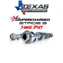 Load image into Gallery viewer, Texas Speed GM LS3 Supercharged Stage 3 Single Bolt Camshaft