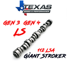 Cargar imagen en el visor de la galería, Texas Speed GM Gen 3 Gen 4 LS Giant Stroker Camshaft 112 LSA