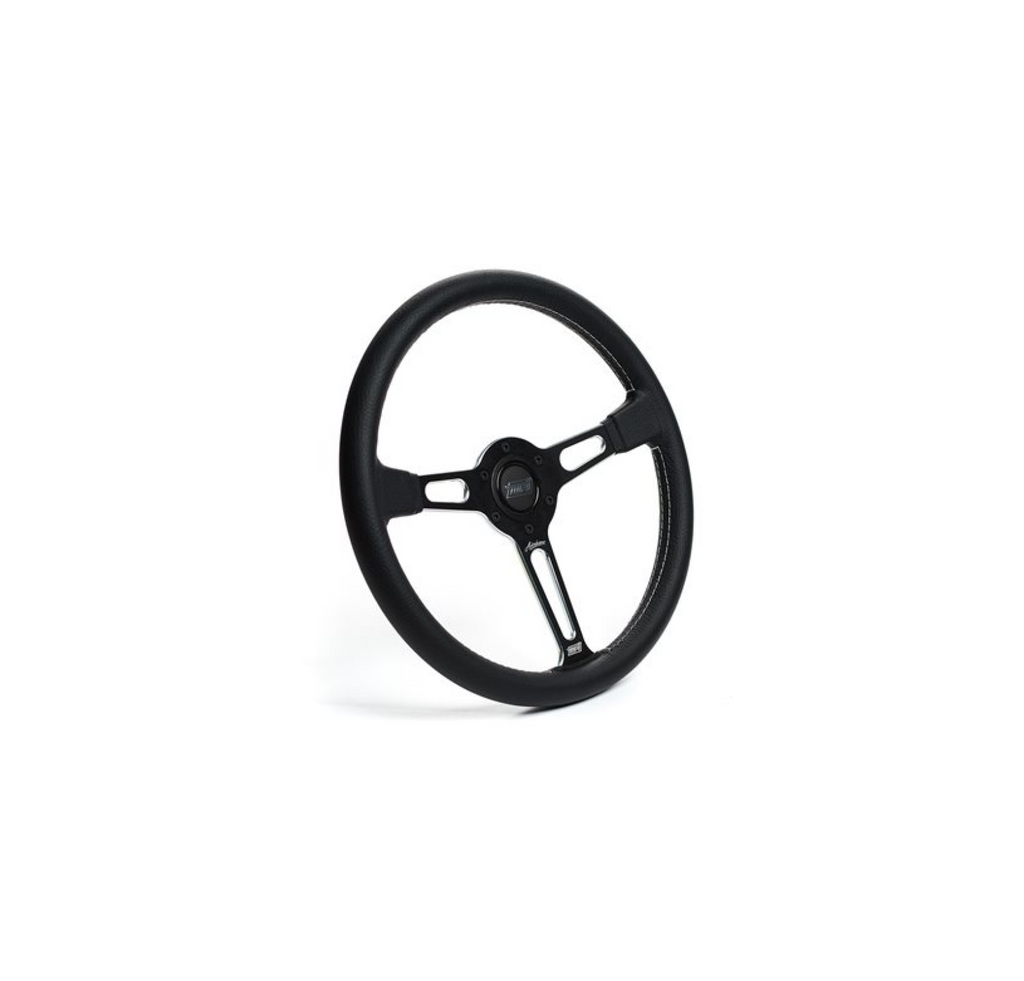 Detroit Speed MPI Autodromo 80 Series Steering Wheel Black & Machined