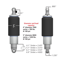 Load image into Gallery viewer, Ridetech 70-81 Camaro Firebird Rear HQ Shockwave Air Shocks