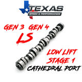 Texas Speed GM LS Truck Low Lift Cathedral Port Stage 1 Camshaft