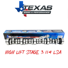 Cargar imagen en el visor de la galería, Texas Speed GM Gen 3 Gen 4 LS Truck High Lift Stage 3 Camshaft 114 LSA